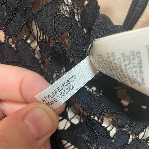 Eliza J Off The Shoulder Lace Top Jumpsuit size 2 - Picture 3 of 9